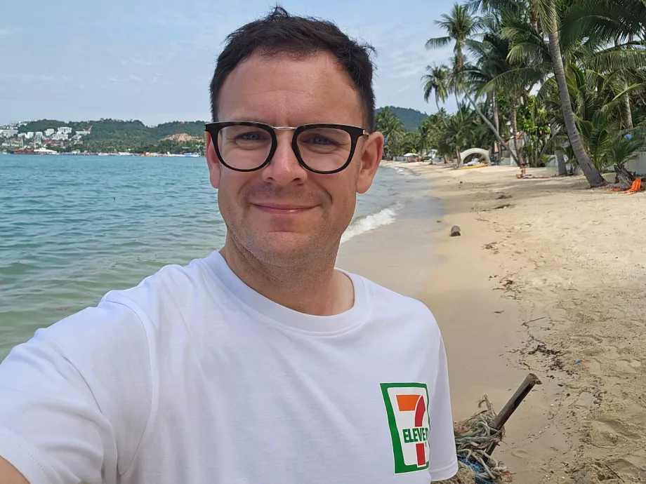 Jag på Bangrak Beach