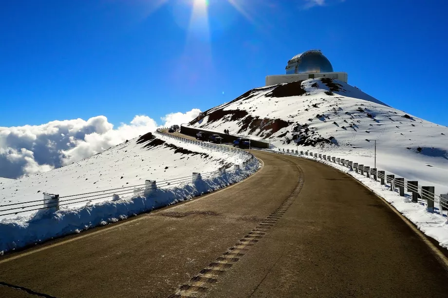 Mauna Kea på vintern