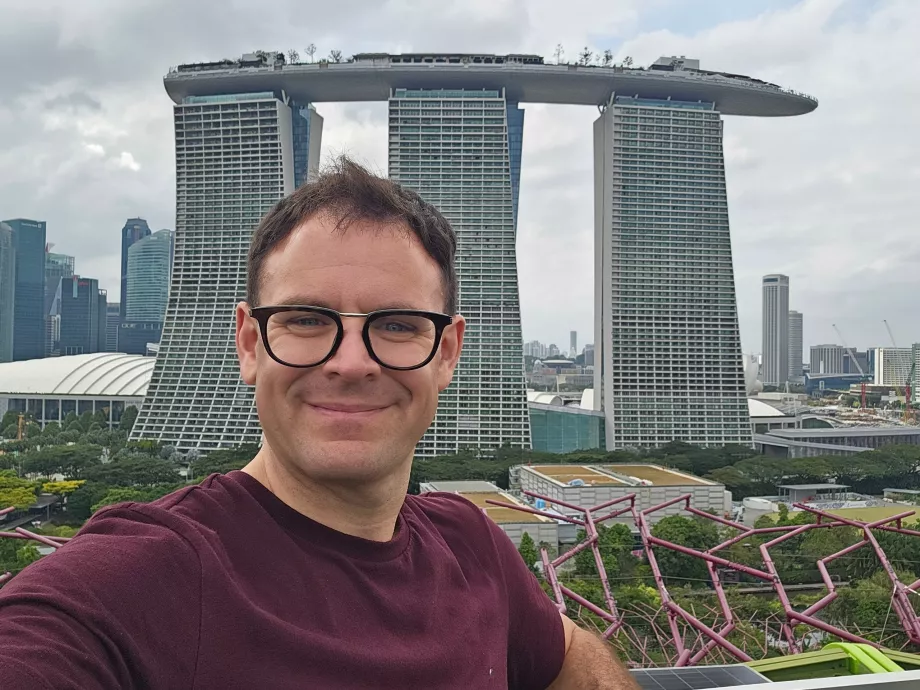 Jag på Supertree Observatory