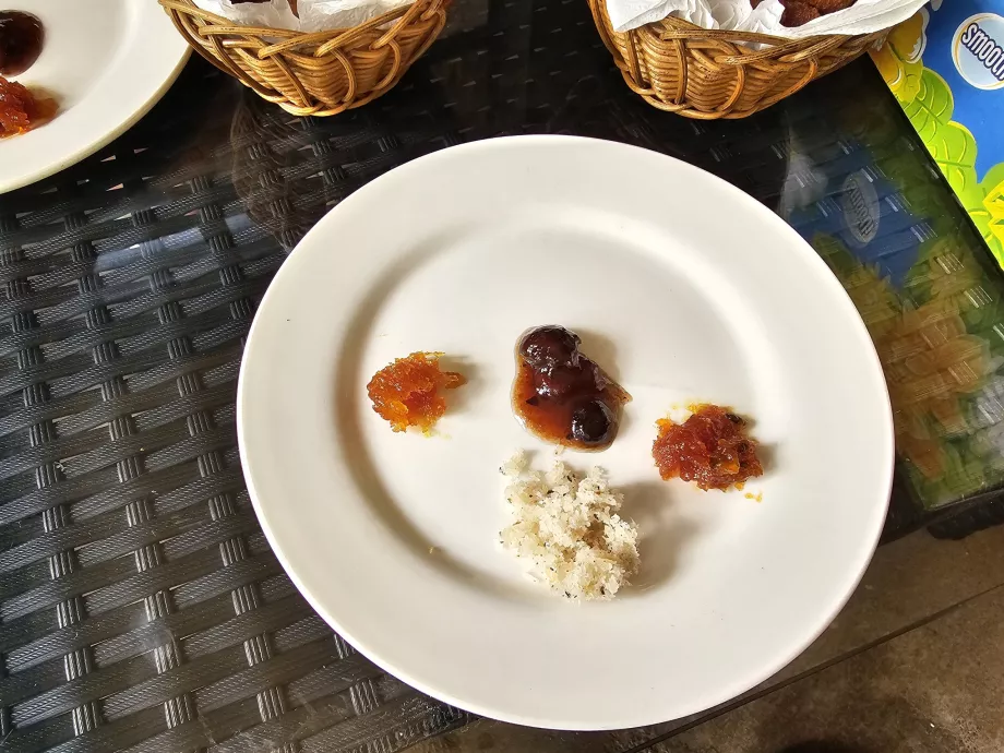 Provsmakning av marmelader