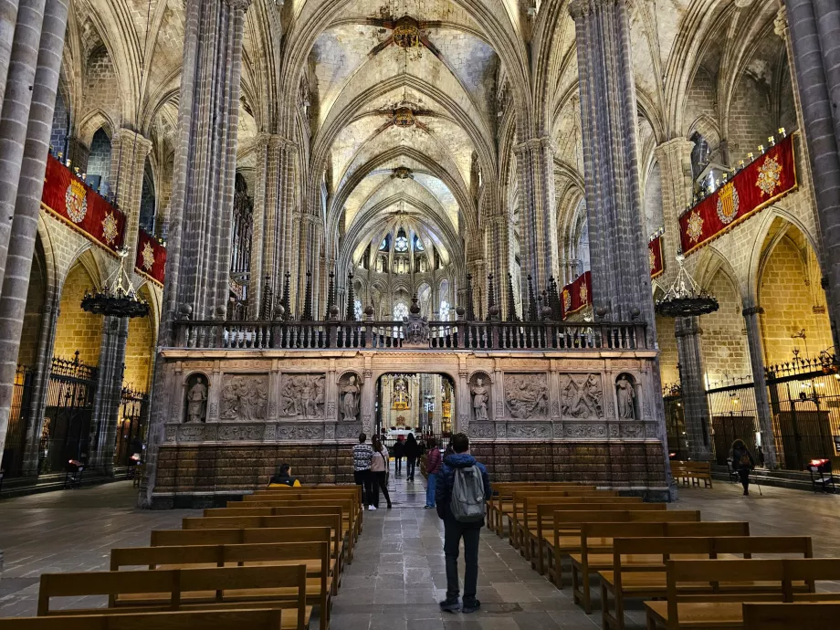Barcelonas katedral, interiör