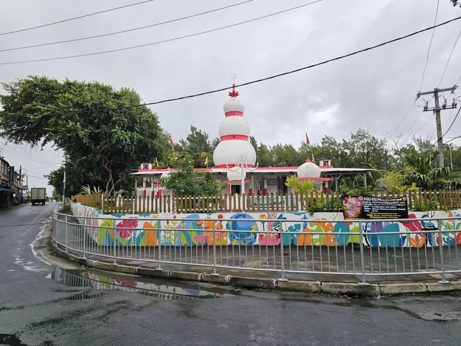 Hinduiskt tempel i Quatre Cocos