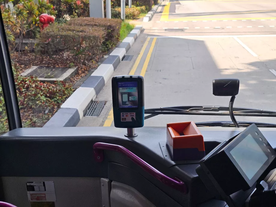 Betalning med kort på bussen