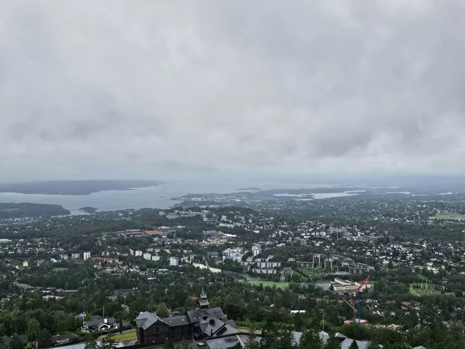 Utsikt från hoppbacken Holemnollen