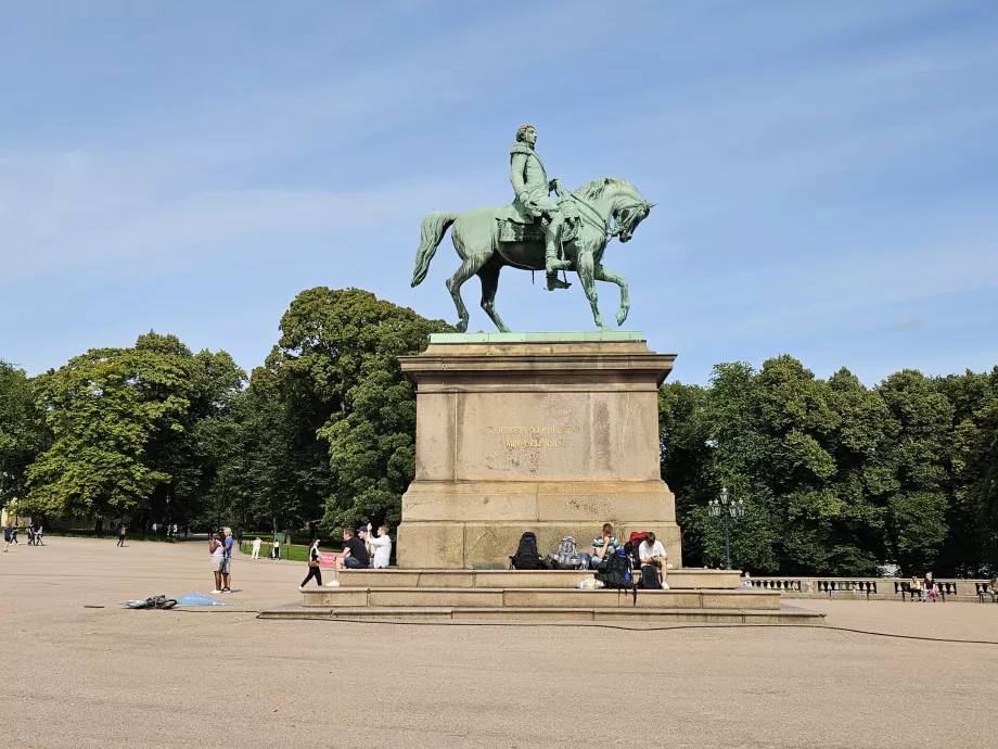 Ryttarstaty av Carl Johann