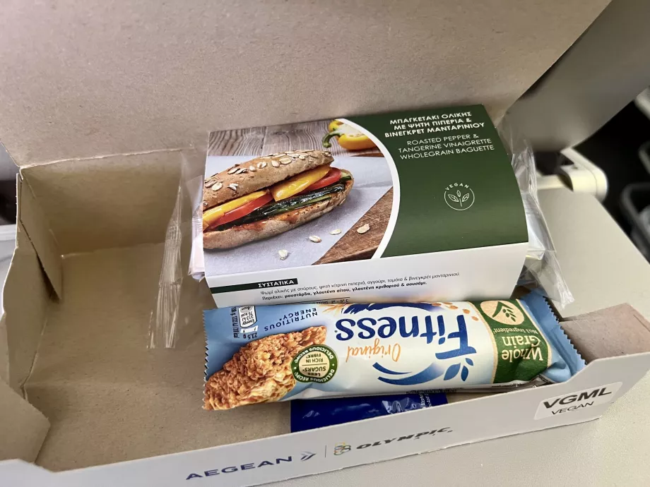 Catering av Aegean Airlines