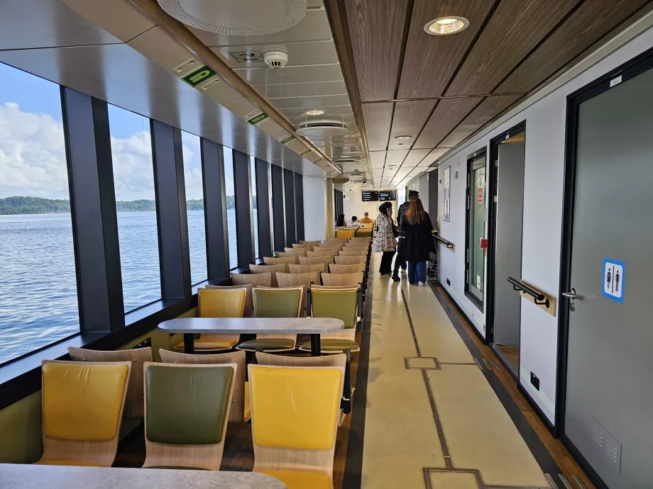 Interiör av färjor