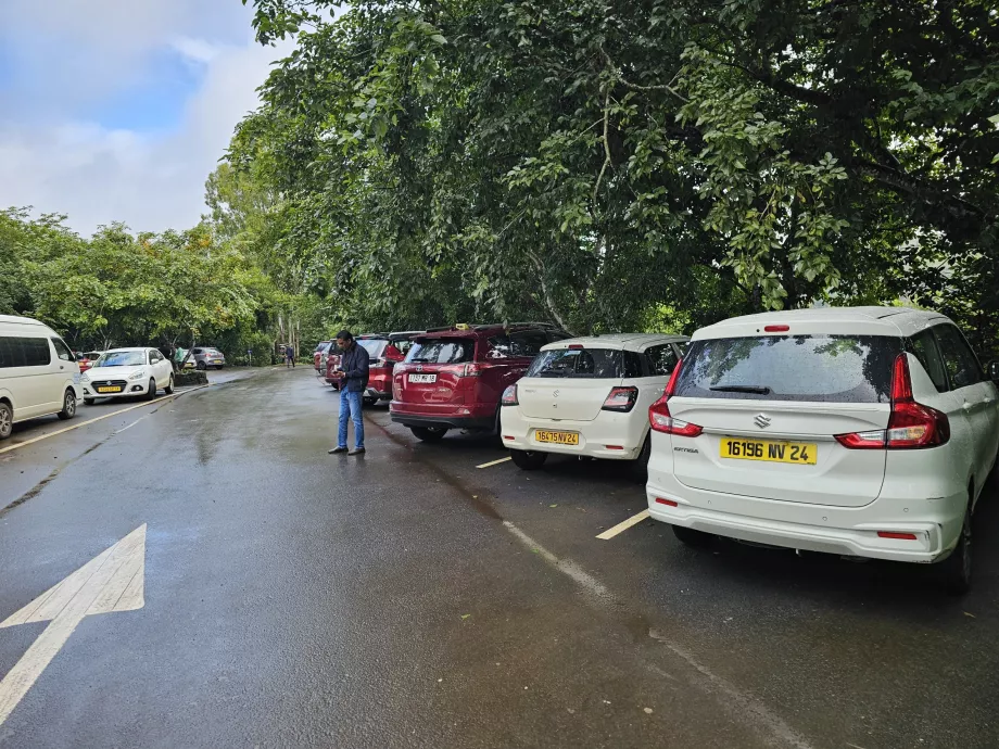 Chamarel parkeringsplats