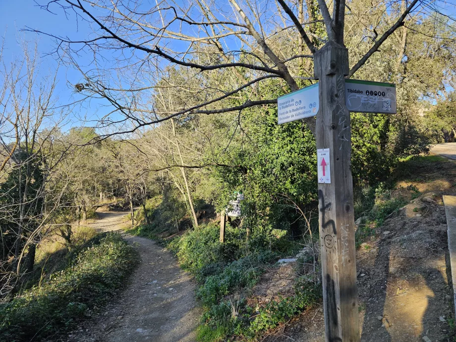Turisitika i Tibidabo bergen