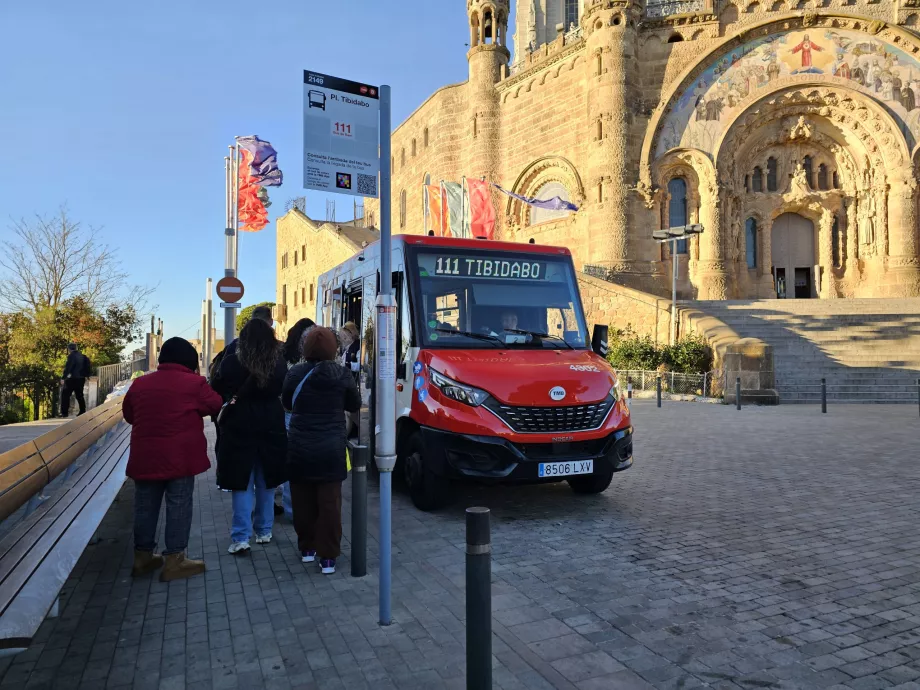 Buss till Tibidabo