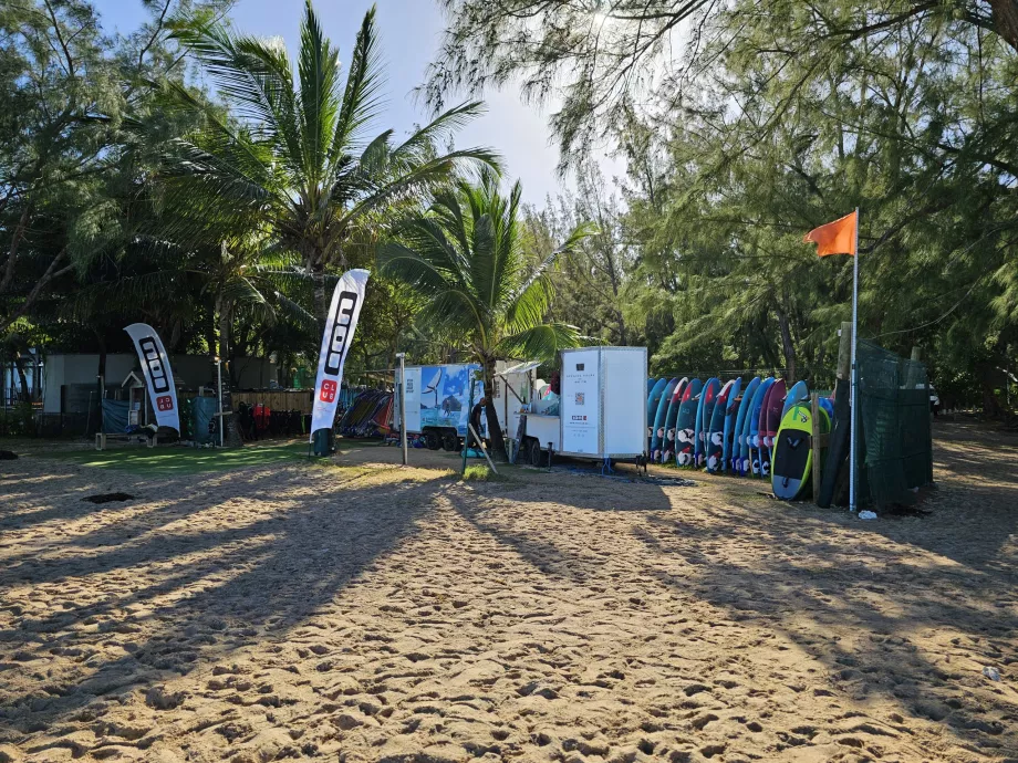 Kitesurfingskola på Le Morne Beach