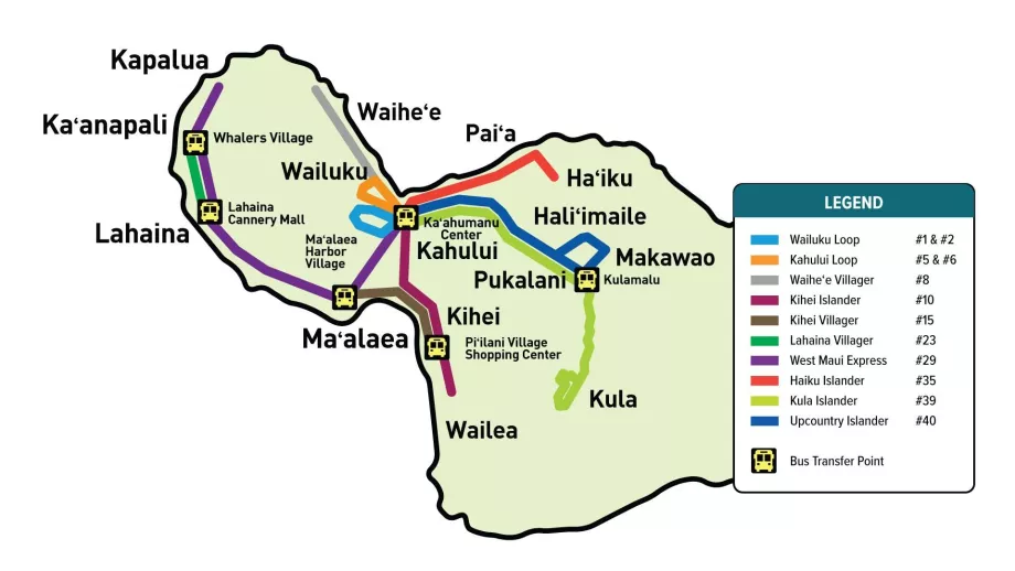 Maui Busskarta