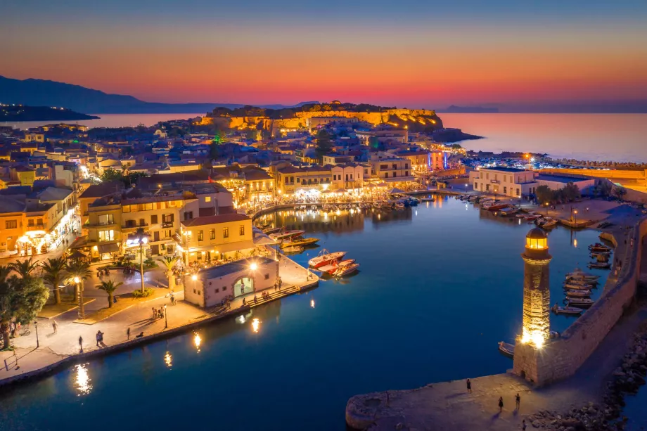 Rethymno på natten