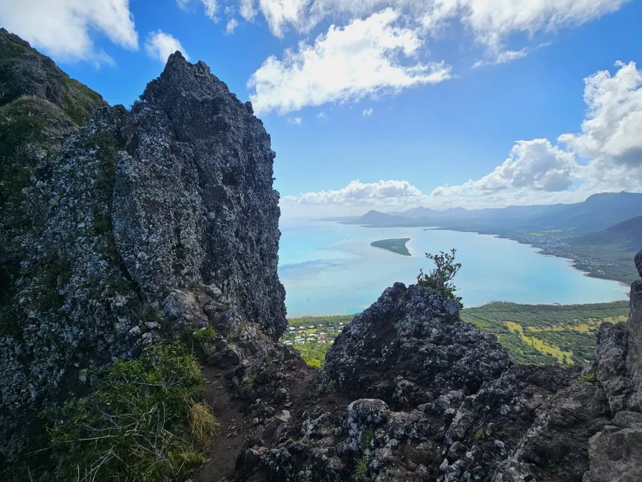 Utsikt från toppen av Le Morne