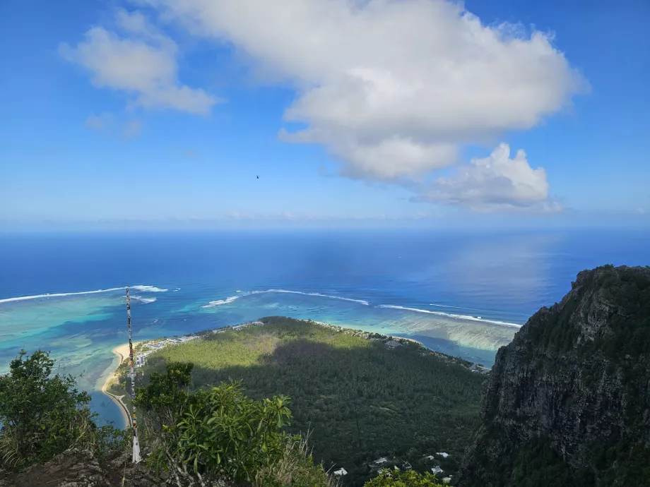 Utsikt från toppen av Le Morne