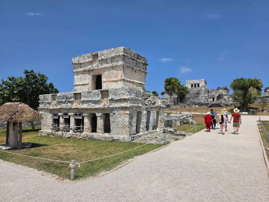Arkeologiska utgrävningsplatsen i Tulum
