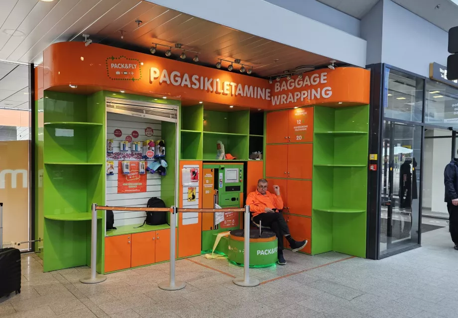Inplastning av bagage