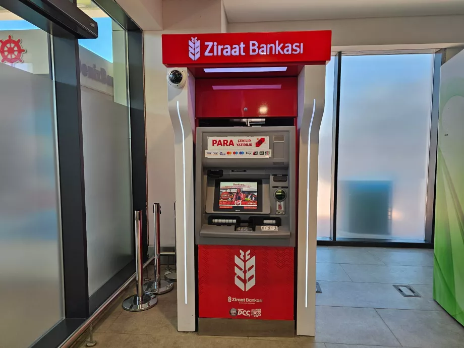 Bankomat Ziraat Bankasi, gratis uttag