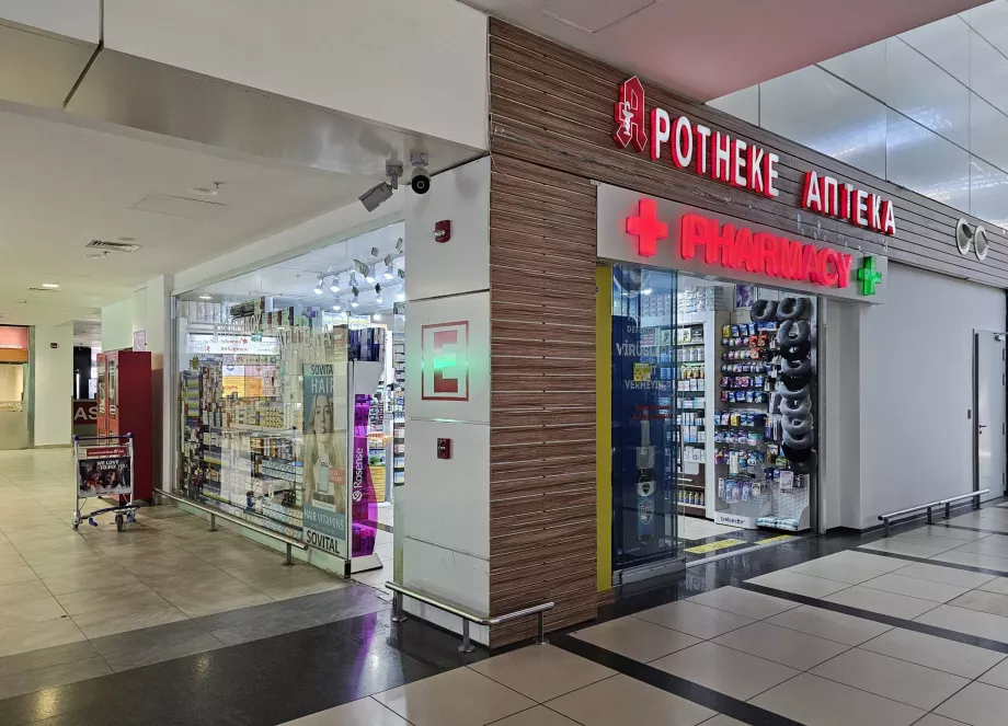 Apotek, allmänt utrymme, Terminal 2