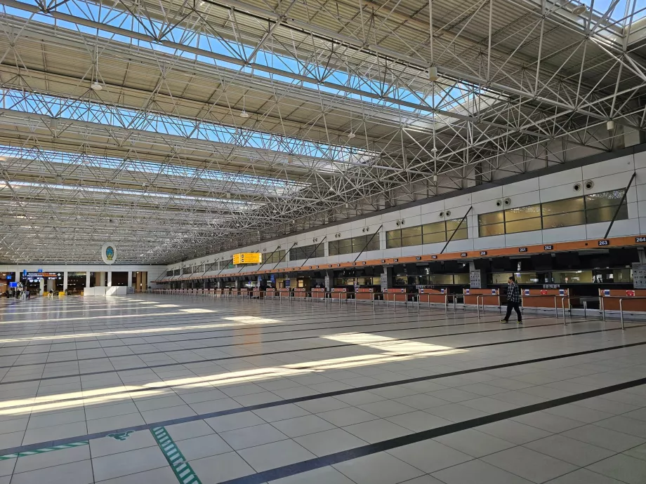 Incheckningsdiskar i Terminal 2