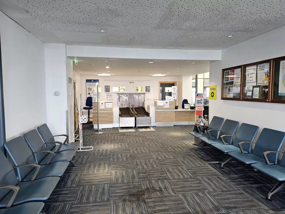 Incheckning, St. Mary's Airport