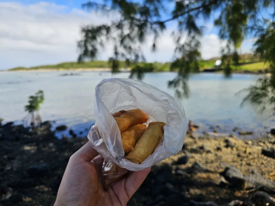 Förfriskningar på stranden