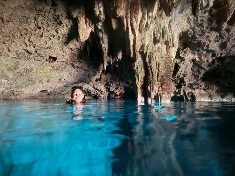 Jag vid Gran Cenote