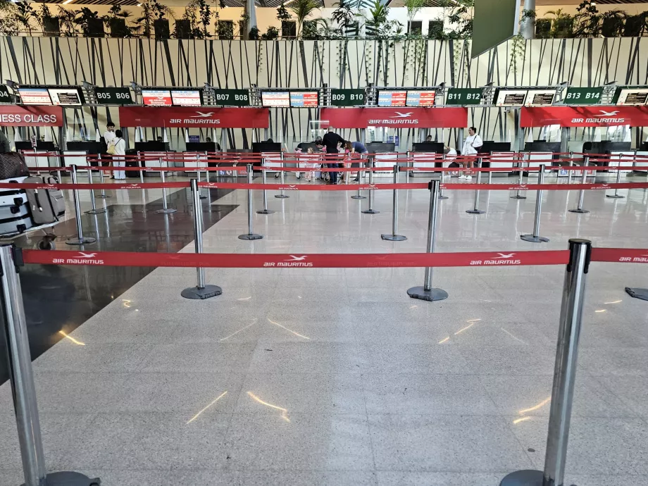 Incheckning Air Mauritius