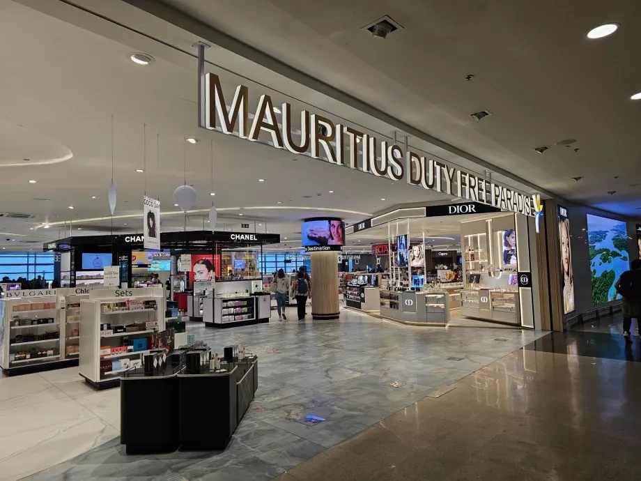 Taxfree-butik, Mauritius flygplats
