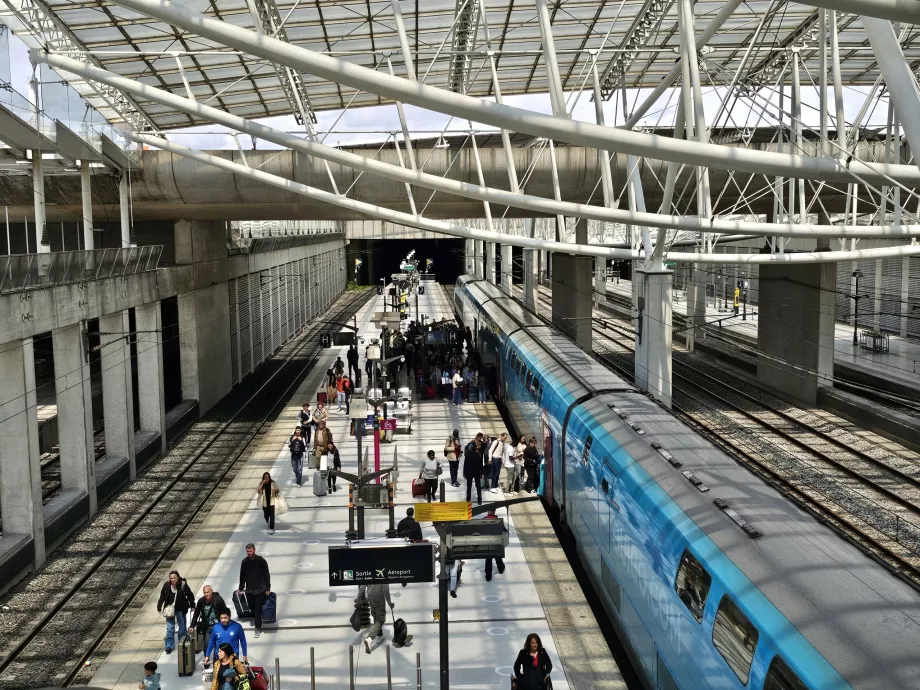 TGV-station på CDG flygplats