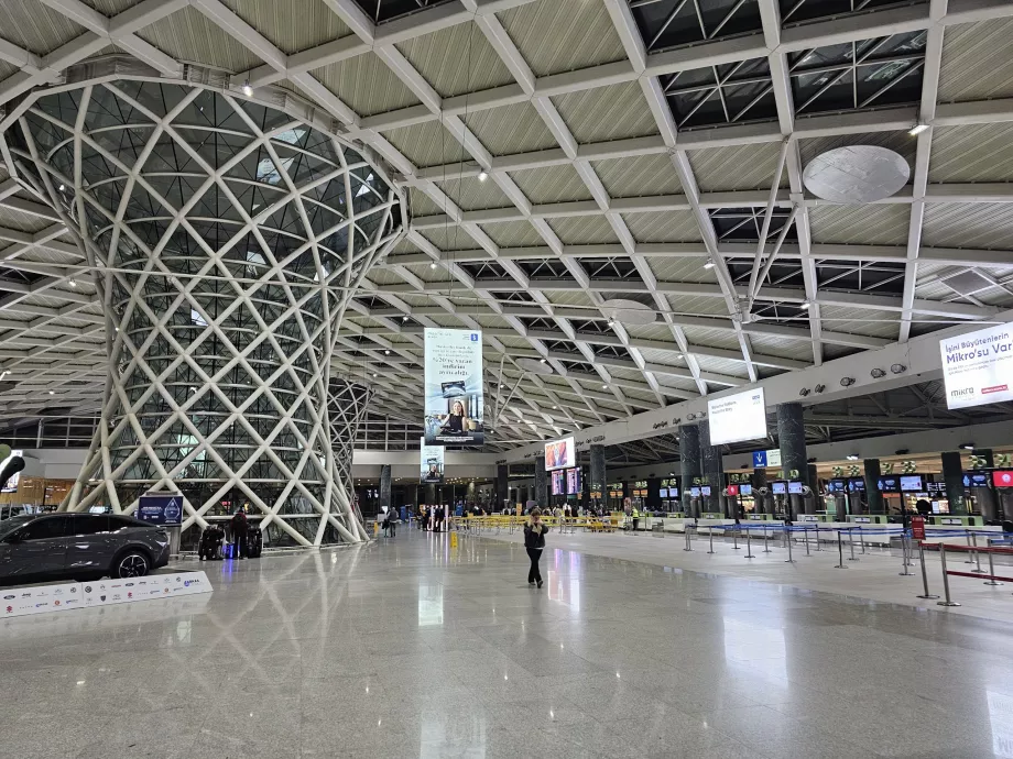 Incheckningsdiskar, inrikesterminal