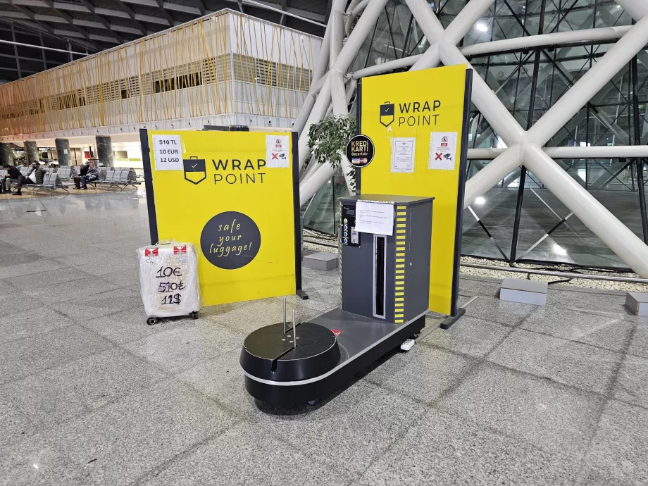 Inplastning av bagage