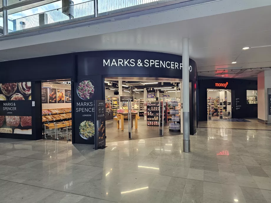 Supermarket, allmänt område, Terminal 2F (ankomst)