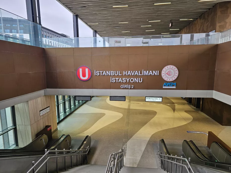 Istanbul Airport tunnelbanestationer
