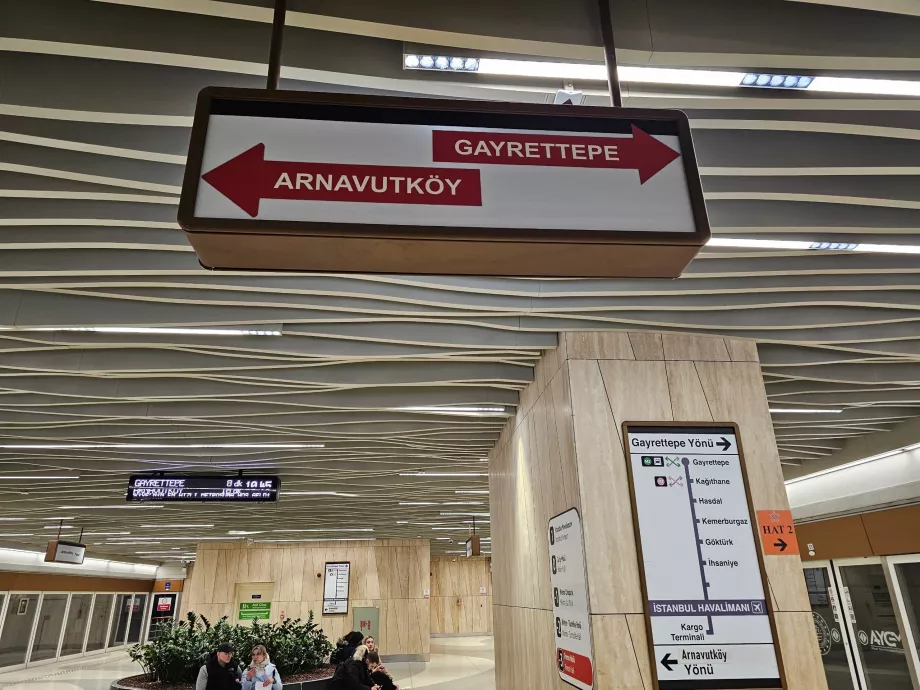 Gayrettepes riktning mot centrum