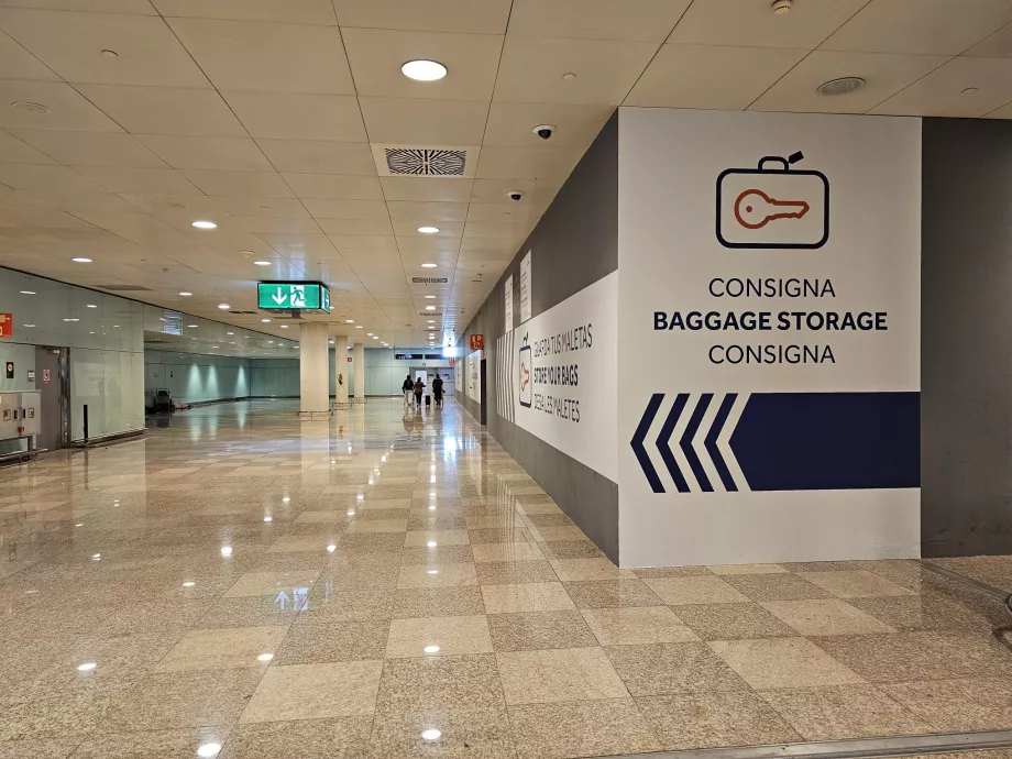 Bagageförvaring, Terminal 1