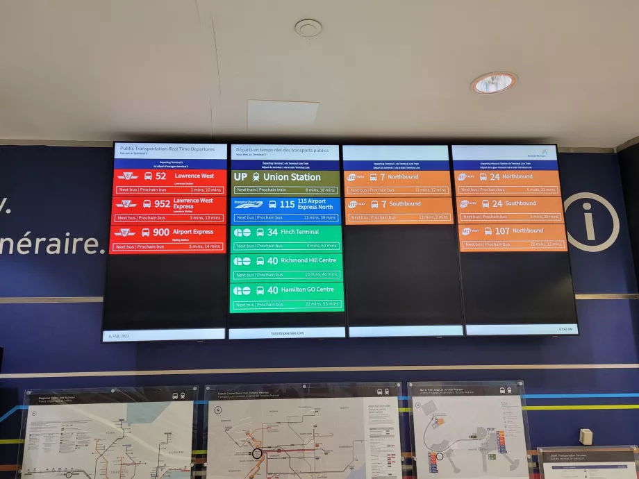 Information om bussavgångar