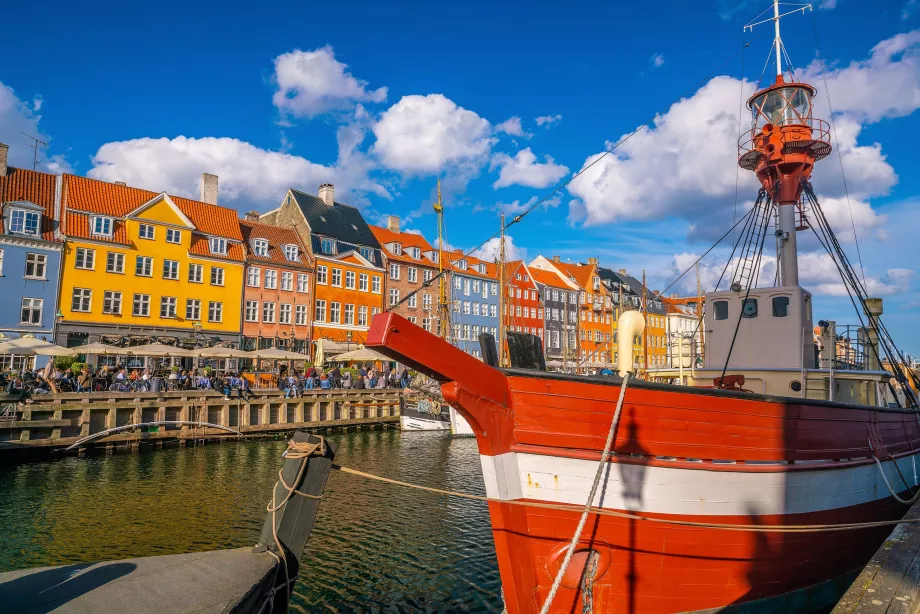 Gamla fartyg Nyhavn