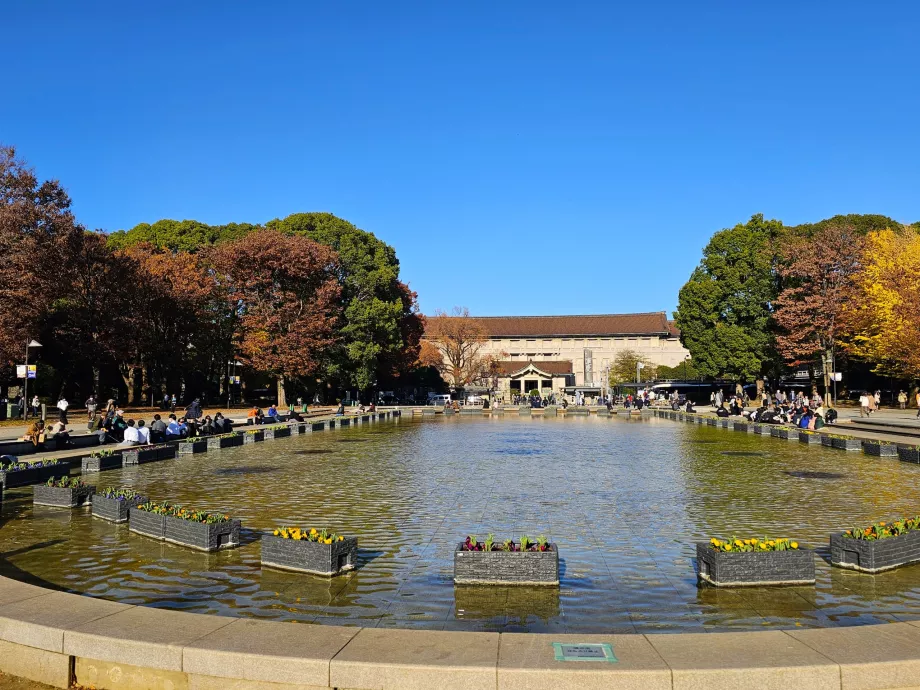 Fontän i Ueno Park