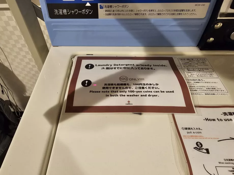 Tvättmaskin för mynt