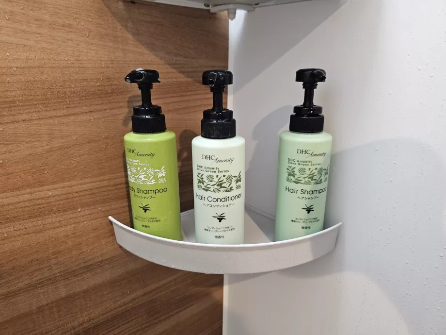 Bekvämligheter gratis i dusch