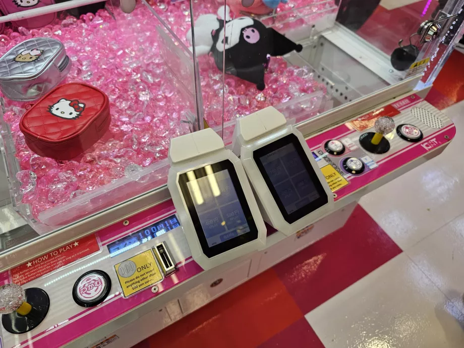 Akihabara, kortbetalningar inne på spelhallar