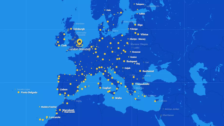 Vägbeskrivning Ryanair