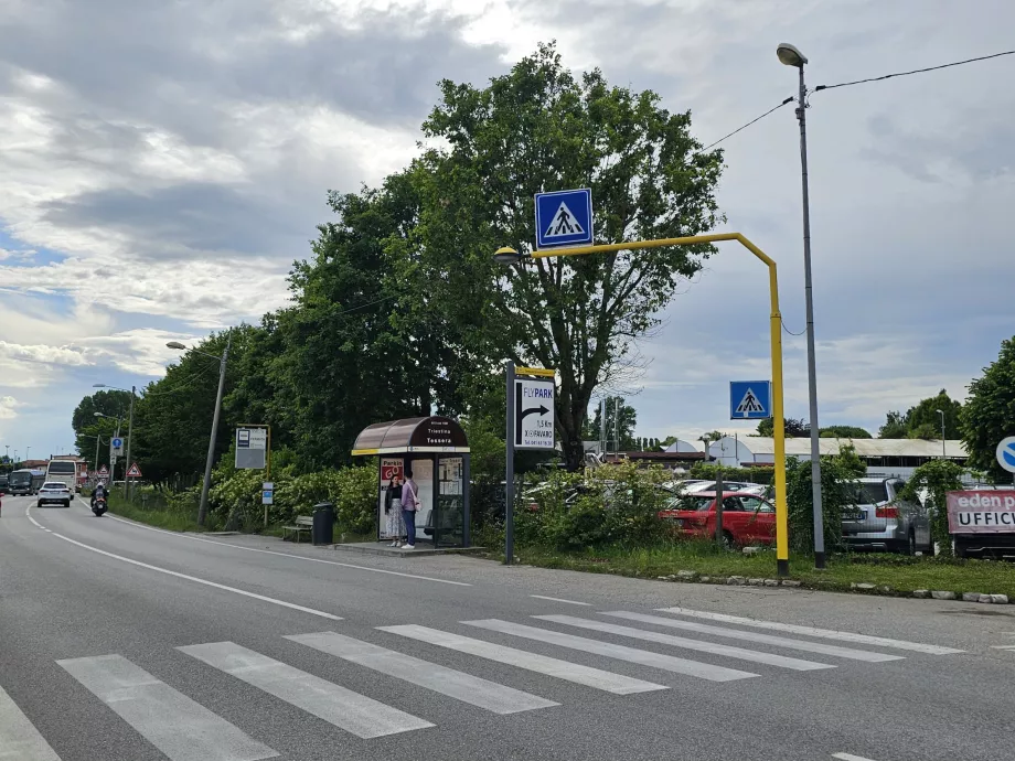 Stopp Tessera, Triestina riktning Venedig och Mestre