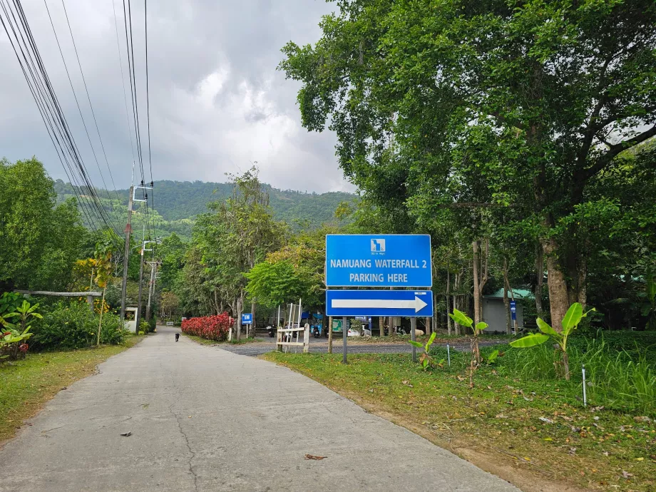 Riktning Namuang vattenfall 2