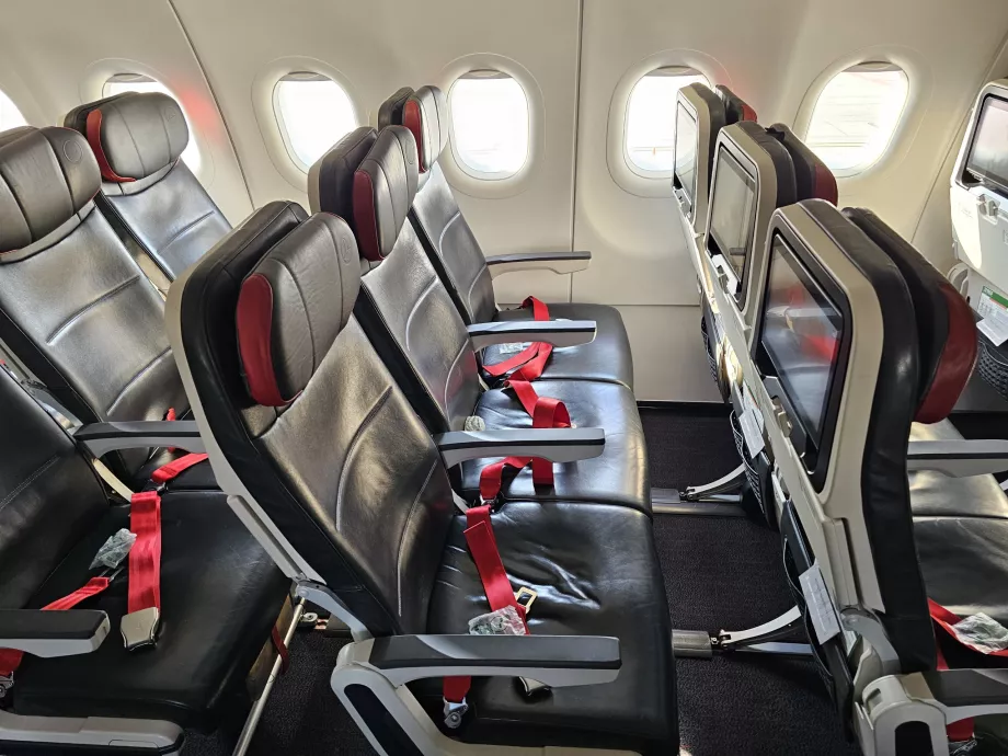 Sittplatser på Airbus A321
