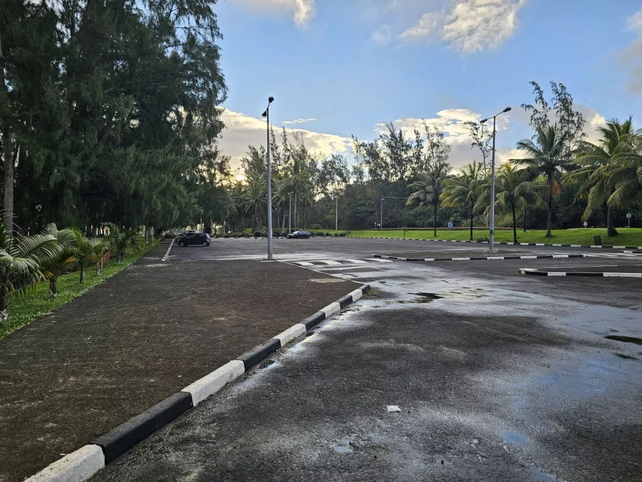St Felix Beach, parkeringsplats
