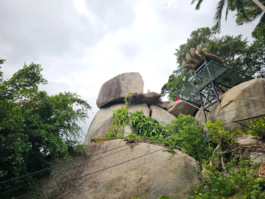 Vy över överlappande sten 2