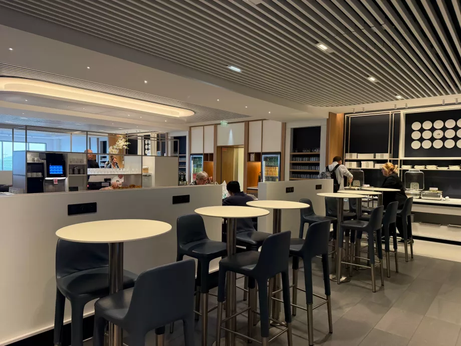 Interiören i Air France-loungen