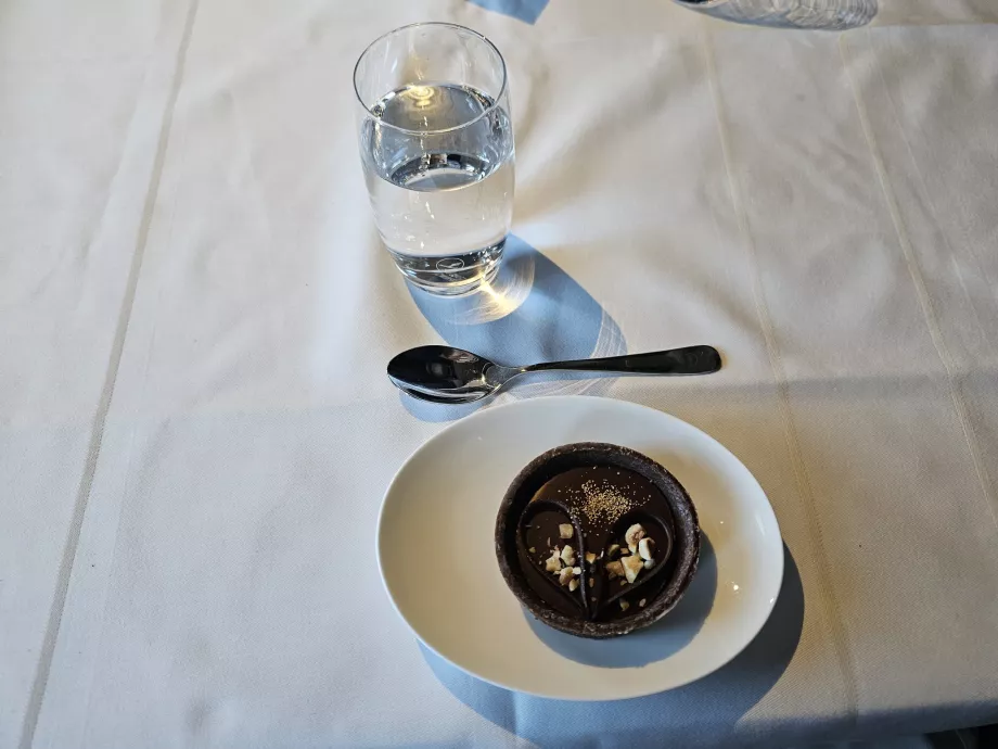 Dessert före landning